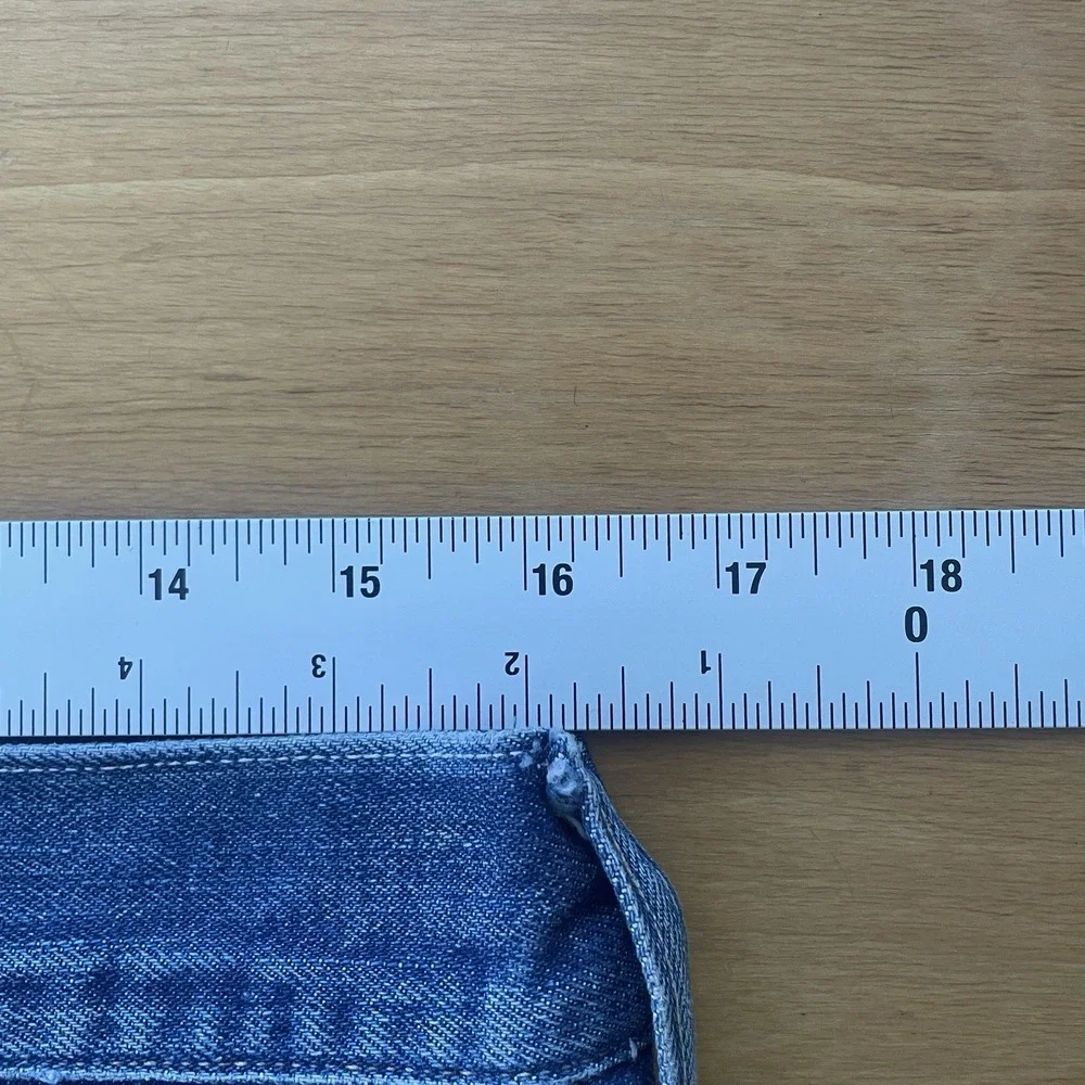 Vintage 50s Penneys Foremost Selvedge Denim Jeans Mens 32x28 Repaired 1950s Hole